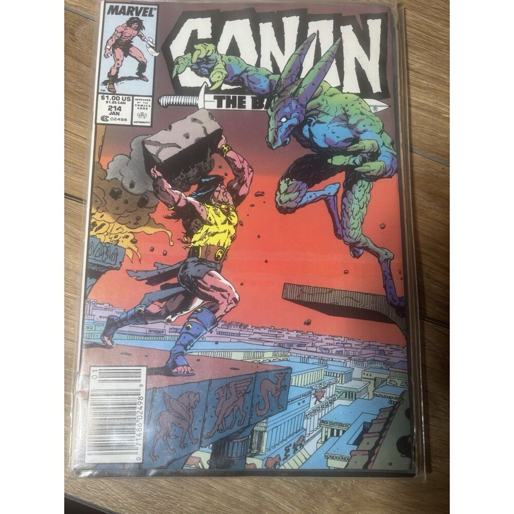 Marvel Comics Conan the Barbarian #214 Fantasy Adventure Action Conan 1989